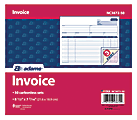Adams 3 Part Carbonless Invoice Form Unit Set 8 12 x 7 716 ...