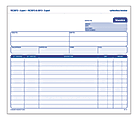 Adams™ 3-Part Carbonless Invoice Form Unit Set, 8 1/2" x 7 7/16", White/Canary/Pink, Pack Of 50 Sets