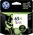 HP 65XL High-Yield Tri-Color Ink Cartridge, N9K03AN