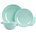 Martha Stewart Melamine Dinnerware Set, Blue 1 thumbnail image