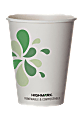 Highmark® ECO Compostable Hot Coffee Cups, 12 Oz, White, Pack Of 50 1 thumbnail image