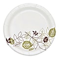 Dixie® Heavyweight Paper Plates, 5 7/8", Floral Design, Carton Of 500