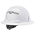 Ergodyne Skullerz 8973 Class C Full Brim Hard Hat, White