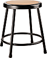 National Public Seating Hardboard Stool, Black/Masonite Wood 1 thumbnail image