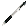 Zebra® Pen Z-Grip® Retractable Ballpoint Pens, Pack Of 7, Medium Point, 1.0 mm, Clear Barrel, Black Ink 1 thumbnail image