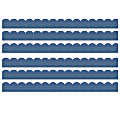 Carson Dellosa Education Scalloped Border, Crafty and Cool Denim, 39 Feet Per Pack, Set Of 6 Packs 1 thumbnail image