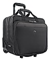 Solo New York Classic Rolling Carrying Case For 17.3" Laptops, Black