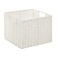 Honey-Can-Do Paper Rope Storage Crate, Medium Size, White 1 thumbnail image