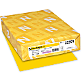 Astrobrights® Color Multi-Use Printer & Copy Paper, Sunburst Yellow, Letter (8.5" x 11"), 500 Sheets Per Ream, 24 Lb, 94 Brightness