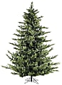 Fraser Hill Farm 7 1/2' Foxtail Pine Artificial Christmas Tree, Green/Black
