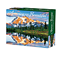 2024 Willow Creek Press Page-A-Day Daily Desk Calendar, 5" x 6", America the Beautiful, January To December
