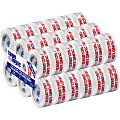 Tape Logic® Pre-Printed Carton Sealing Tape, "Packing List Enclosed", 2" x 110 Yd., Red/White, Case Of 36