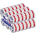 Tape Logic® Pre-Printed Carton Sealing Tape, "Caution - If Seal Is Broken…", 2" x 110 Yd., Red/White, Case Of 36 1 thumbnail image