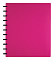 TUL™ Custom Note-Taking System Discbound Notebook, Letter Size, Poly Cover, Pink
