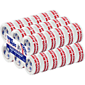 Tape Logic® Pre-Printed Carton Sealing Tape, "Mixed Merchandise", 2" x 110 Yd., Red/White, Case Of 36