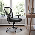 Flash Furniture HERCULES Mesh Mid-Back Task Chair, Black