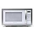 Farberware Classic 1.1 Cu Ft Countertop Microwave, White/Platinum