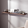 Southern Enterprises Aspen Floating Shelf, 48"W, Chocolate 1 thumbnail image