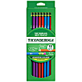 Ticonderoga® Pencils, #2 Soft Lead, Assorted Barrel Colors, Box Of 10