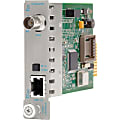 Omnitron Systems iConverter 8340-0 Ethernet Media Converter - 1 x RJ-45 , 1 x BNC - 10Base-T, 10Base-2