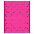 Tape Logic® Labels, LL193PK, Circle, 1 5/8", Fluorescent Pink, Case Of 2,400 1 thumbnail image