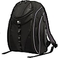 Mobile Edge Express MEBPE22 Carrying Case (Backpack) for 16" to 17" MacBook, Book - Black, Silver - Ballistic Nylon Body - Shoulder Strap - 20" Height x 16" Width x 8.5" Depth