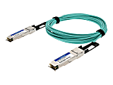 AddOn 10m Cisco Compatible QSFP+ AOC - 40GBase direct attach cable - QSFP+ (M) to QSFP+ (M) - 10 m - fiber optic - active
