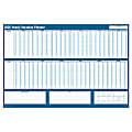 ComplyRight® 2026 Calendar Planner, 36" x 24", Yearly Vacation 1 thumbnail image