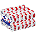 Tape Logic® Pre-Printed Carton Sealing Tape, "Inspected", 2" x 110 Yd., Red/White, Case Of 36