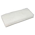 Genuine Joe White Cleaning Pads - 20/Carton - 4.50" Width - White