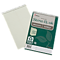 SKILCRAFT® Steno Notebooks, 6" x 9", Legal/Wide Ruled, 160 Pages (80 Sheets), 100% Recycled, Green, Pack Of 6 (AbilityOne 7530-01-611-6427) 1 thumbnail image