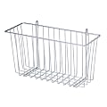 Honey-Can-Do Wire Shelf Accessory Basket, Medium Size, 7 1/2" x 5" x 13 1/2", Chrome