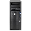 HP Z420 Workstation - 1 x Intel Xeon E5-1650 v2 Hexa-core (6 Core) 3.50 GHz - 8 GB DDR3 SDRAM - 1 TB HDD - NVIDIA Quadro K2000 2 GB Graphics - Windows 7 Professional 64-bit (English) upgradable to Windows 8.1 Pro - Convertible Mini-tower 1 thumbnail image