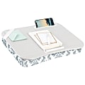 LapGear XL Designer Lap Desk, 14 1/2" x 18 1/2", Gray Damask 1 thumbnail image