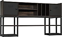 Sauder® Foundry Road 72"W Desk Hutch, Carbon Oak 1 thumbnail image