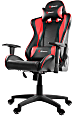 Arozzi Forte Ergonomic Faux Leather High-Back Gaming Chair, Black/Red 1 thumbnail image