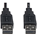 Tripp Lite Universal Reversible USB 2.0 Cable, 6', Black, TB4116 1 thumbnail image