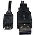 Eaton Tripp Lite Series Universal Reversible USB 2.0 Cable (Reversible A to 5Pin Micro B M/M), 6 ft. (1.83 m) - UR050006 1 thumbnail image