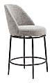 Zuo Nordhavn Swivel Counter-Height Stool, Gray 1 thumbnail image