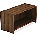 Lorell® Essentials Series Wall Mount Open Hutch, 36"W, Walnut 1 thumbnail image