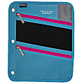 Five Star® Zipper Three-Hole Punched Pencil Pouch, Assorted Colors