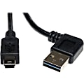 Eaton Tripp Lite Series Universal Reversible USB 2.0 Cable (Reversible Right/Left-Angle A to 5Pin Min - UR030006RA 1 thumbnail image