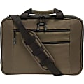 Mobile Edge E-Collection Briefcase And Shoulder Strap, With 16" Laptop Pocket, Olive 1 thumbnail image