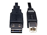 Eaton Tripp Lite Series Universal Reversible USB 2.0 Cable (Reversible A to B M/M), 10 ft. (3.05 m) - USB cable - USB (M) to USB Type B (M) - USB 2.0 - 10 ft - molded