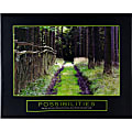 Crystal Art Gallery Motivational Print On Canvas, Possibilities, 16"H x 20"W, Green