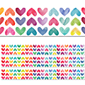 Creative Teaching Press® EZ Borders, Colorful Hearts, 48’ Per Pack, Set Of 3 Packs