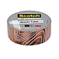 Scotch® Expressions Washi Tape, 3/5" x 275", White/Copper 1 thumbnail image