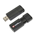 EP Memory Capless Wave USB 2.0 Flash Drive, 8GB, Black