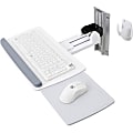 Ergotron Neo-Flex Wall Mount for Mouse, Keyboard - White - 5 lb Load Capacity 1 thumbnail image