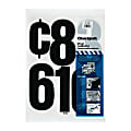 Chartpak Press-On Vinyl Numbers, 6", Black, Pack Of 21 1 thumbnail image